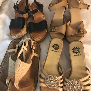 Shoe sale - Lot of 4 pair sandals Size 8